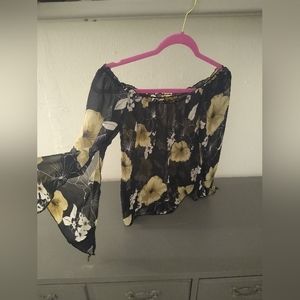 Vintage Georgia Studio Floral Print Blouse